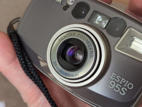 Pentax Espio 95S Zoom 35mm Compact Film Camera Point & Shoot - Tested & Working - Picture 11 of 14