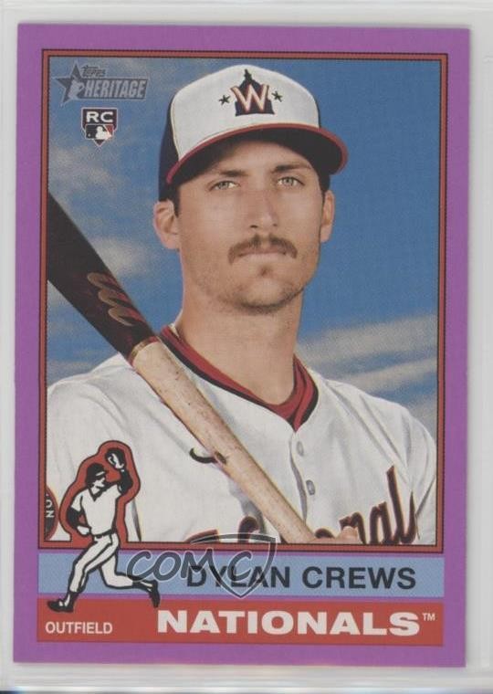 2025 Topps Heritage Light Purple Border Dylan Crews #247 0md