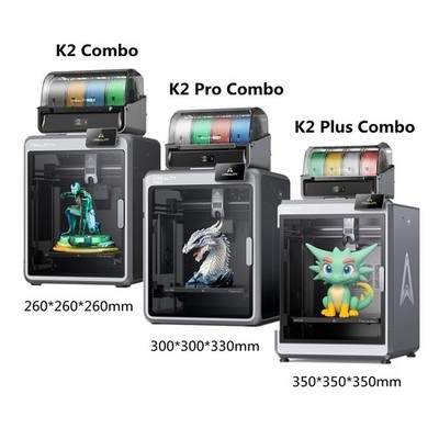 Creality K2/K2 Pro/K2 Plus Combo 3D Drucker 600mm/s mit CFS Multi Farbdruck DE
