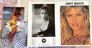 Judit Masco - Spanish Model, TV Host, Cover Girl - Autographed Photo Set