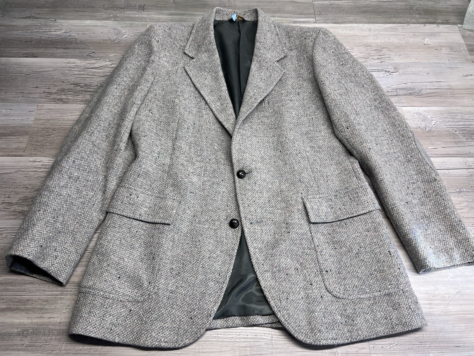 Vintage Pendleton Wool 2 Button Blazer Tweed Acad… - image 1