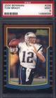 2000 Bowman #236 Tom Brady Rookie Patriots PSA 9 Well Centered