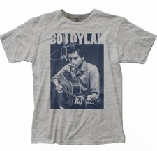 Bob Dylan Harmonica Folk Rock Band Graphic Unisex T-shirt Music Tee