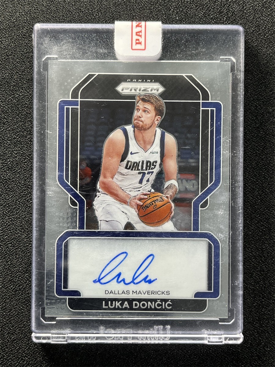 2021-22 Panini Prizm Basketball Luka Doncic #SG-LDC Signatures Auto Mavericks