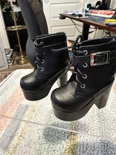 Black High Heel Doll Boots For 1/3 Scale BJD Adult Collectors Accessory