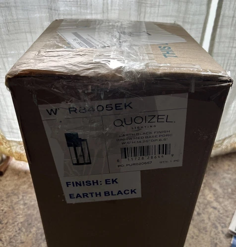 Quoizel WVR8405 Black Westover Single Light 14"H Outdoor Wall Sconce - Picture 11 of 11