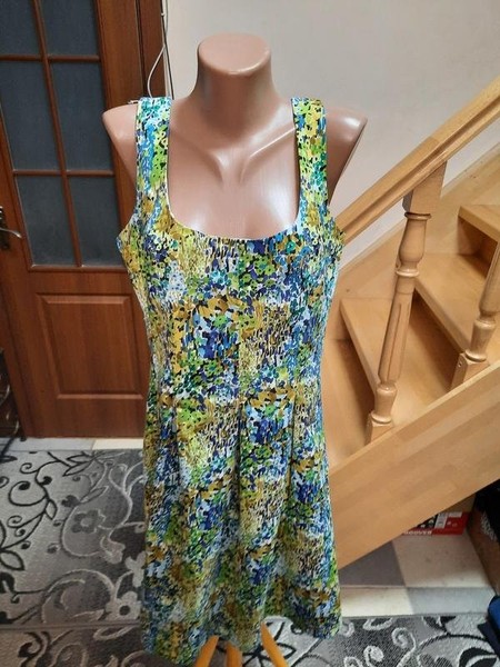 Women Nine West Dress Green 42 / XL / 50