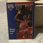 Fleer 1991 Fleer Michael Jordan S-33 Chicago Bulls NBA Basketball Card Base Set