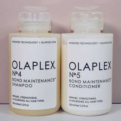 Olaplex No.4 & No.5 Bond Maintenance Shampoo & Conditioner Set 100ml Each Repair