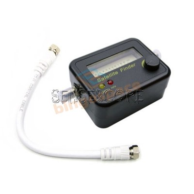 Digital Satellite Signal Dish FTA HD Monitors Signal Strength Meter/Finder Cable