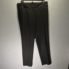 Per Se By Carlisle Collection Women  s Trouser Pants Wool Blend Pin Tucked Size 6