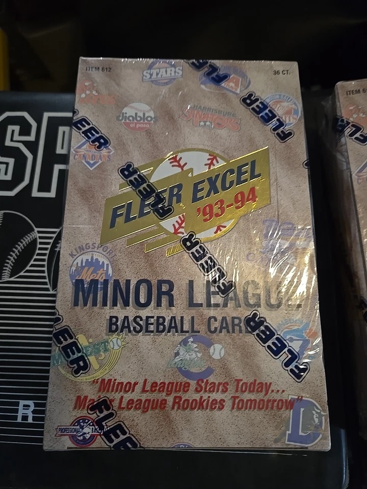 2 1993-94 Fleer Excel Minor League Factory Sealed Baseball Box Jeter (CCR) - Image 2 of 4