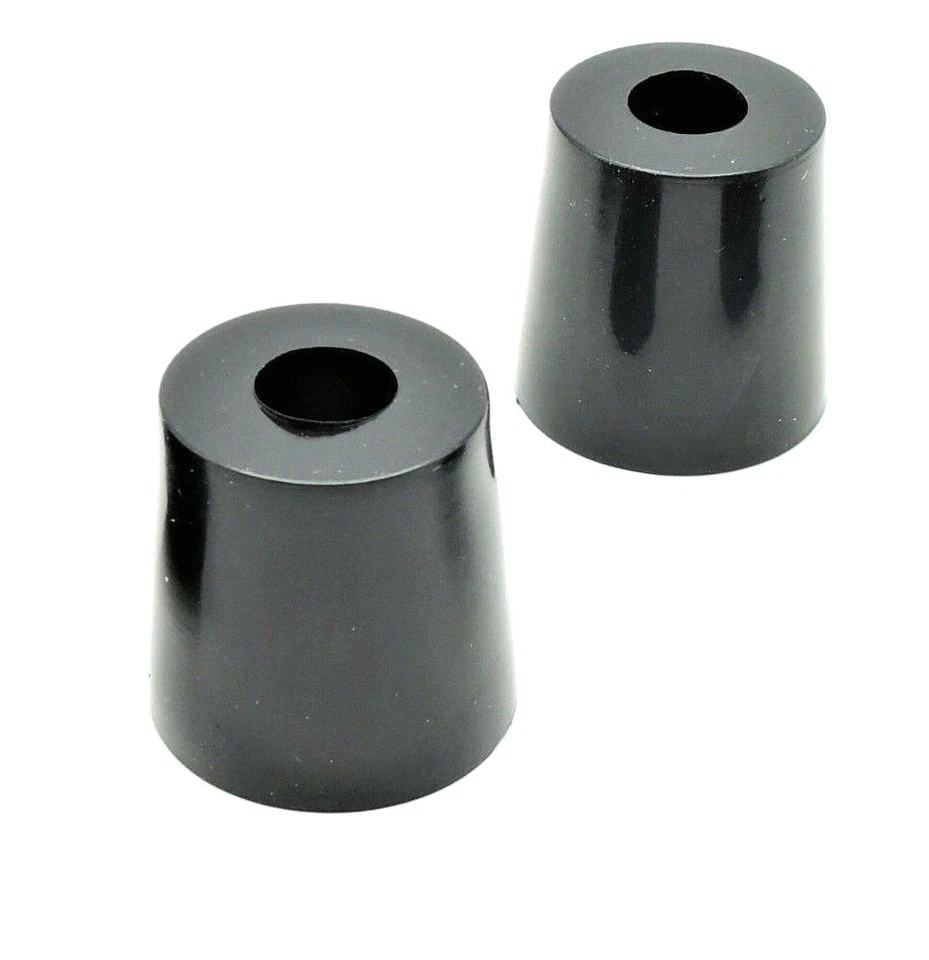1 1/4” Diameter x 1 1/4” H Rubber Feet w Washer Rubber Bumpers Various Pak Sizes - Image 2 of 4