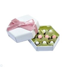 Dolls House Miniature 1/12th Scale Hexagonal Box of Chocolates MCF1055