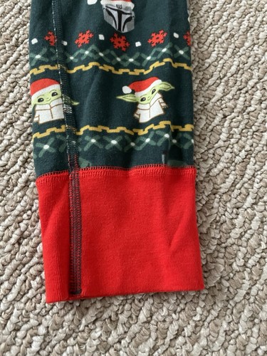 Hanna Andersson Star Wars Baby Grogu Holiday Long John Pajama Set Women Small - Picture 5 of 6