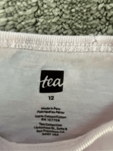 Tween Tea Collection Tunic Light Pink Shirt, EUC, Size 12 Girls (Hola on Front, - Picture 4 of 5