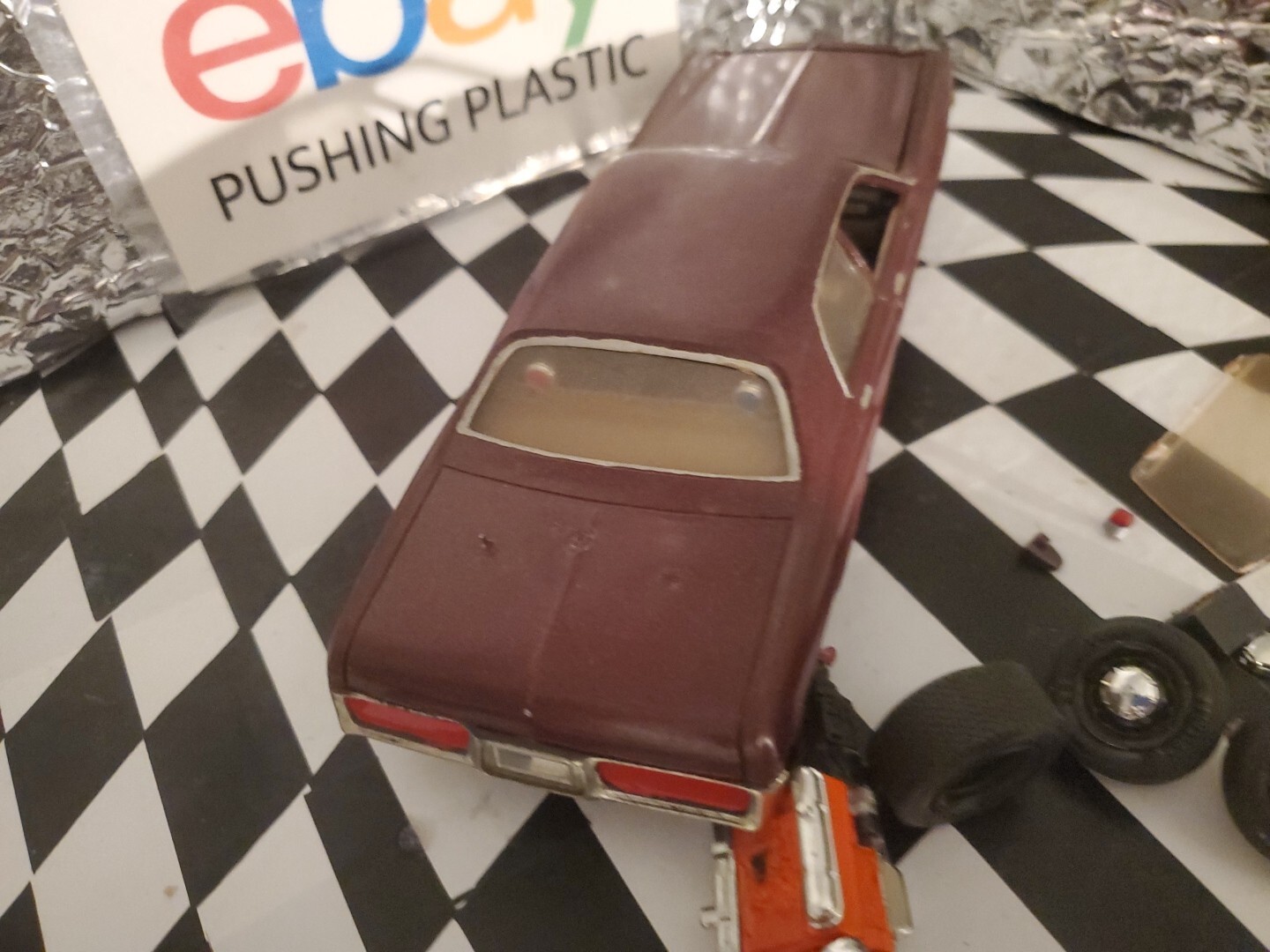 MODEL CAR PARTS MPC DODGE MONACO POLICE CAR PARTS GOOD STUFF LEFT eBay