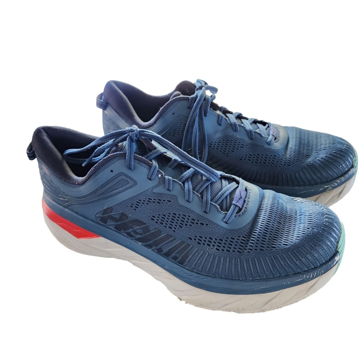 Hoka One One Mens 12 Bondi 7 Running Shoes Sneaked Comfort