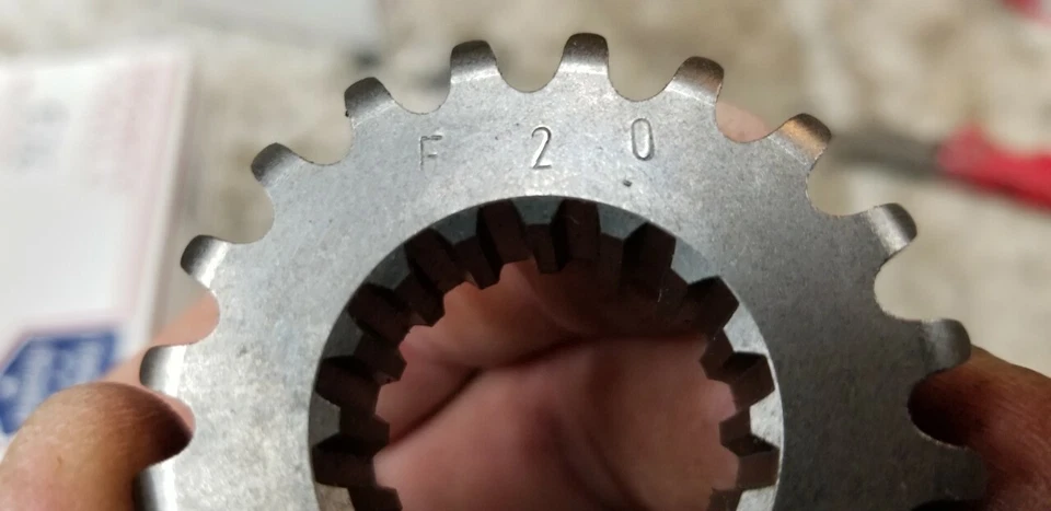 Yamaha RX1 20t 2003 piñón superior Geat 8FA-17682-20 2004 04 05 06 RW3435 Foto 3 de 3