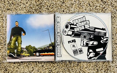 GRAND THEFT AUTO III 3 PC ROM 2002 Complete 2-CD Disc Case Cover