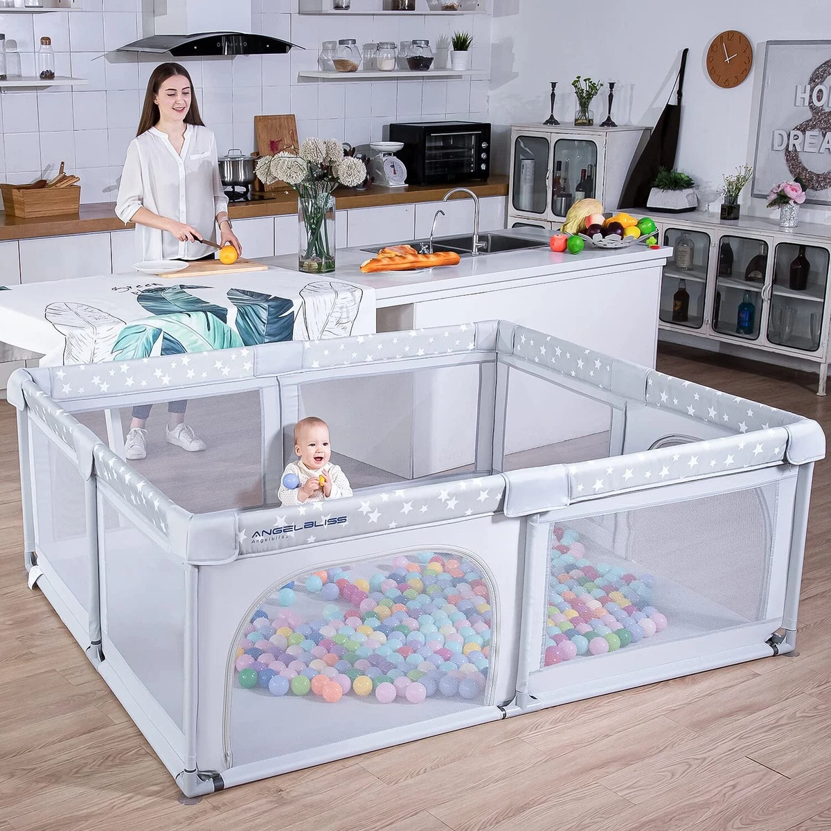 Large pack and play for toddlers sale