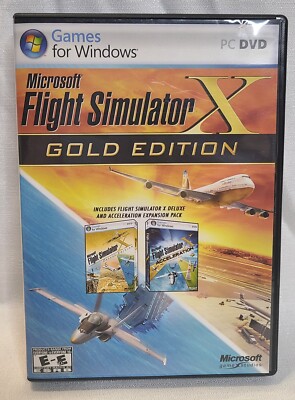 Microsoft Flight Simulator X Gold Edition - Complete PC Game