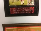 Joe Montana San Francisco 49ers  autographed 8x10 photo plaque COA — photo 5