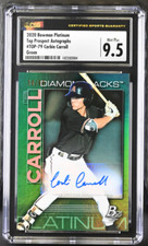 CORBIN CARROLL 2020 Bowman Platinum Top Prospects Auto Green /99 CGC CGC 9.5 RC