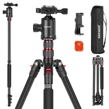 NEEWER 77 inch Camera Tripod Monopod with Phone Holder Heavy duty Tripod