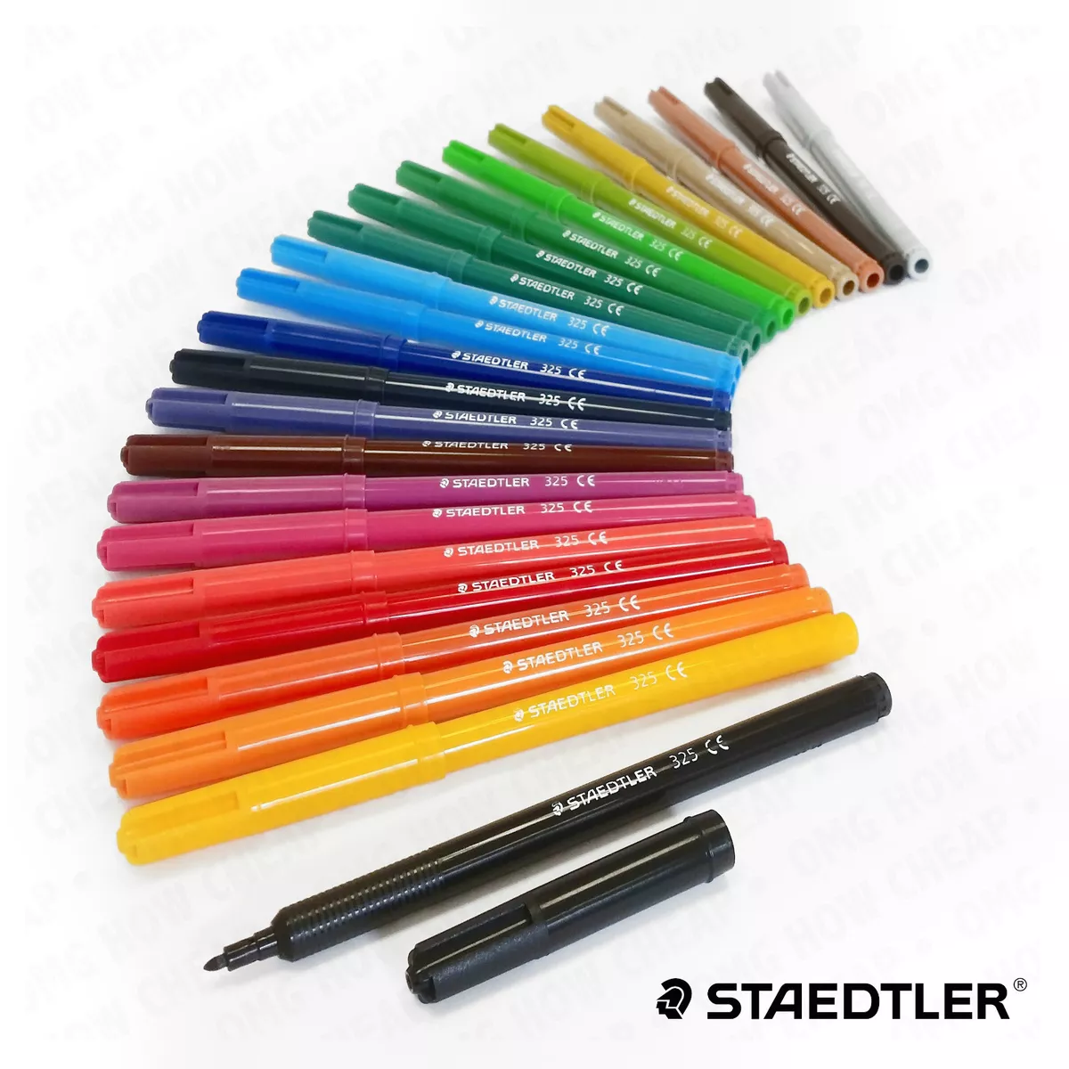 compartir Informar aterrizaje 24 x Staedtler Noris Club Felt Tip Pens in Gift Box - Ideal for Adult  Colouring | eBay