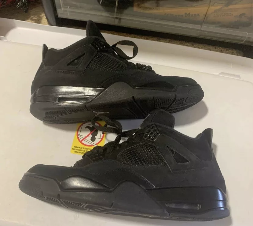 Nike_air Jordan Retro 4 Black Cat With Original Box