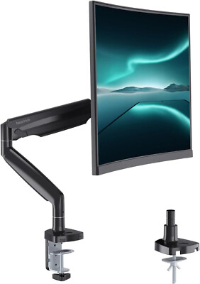 Einzelner Monitorarm hält bis zu 28,6 lbs, ultrabreiter Monitorständer für 35-Zoll-Bildschirm