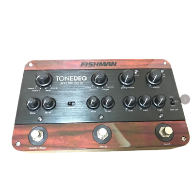 Fishman ToneDEQ Preamp EQ Equalizer Guitar Effect Pedal Very Good