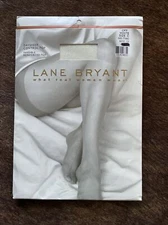 Lane Bryant Size C Daysheer Control Top Off White Nylons Pantyhose