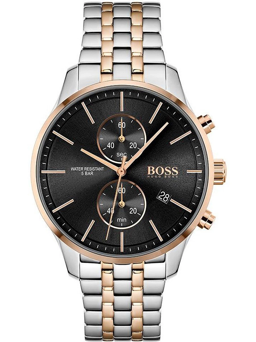 Hugo Boss 1513840 Associate Chronograph Mens Watch 42mm 5ATM | eBay