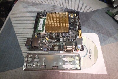 ASUS J1800I-C, Rev:1.02 m-ITX Intel Motherboard (Celerоn 2-core) +RAM 2Gb +I/O