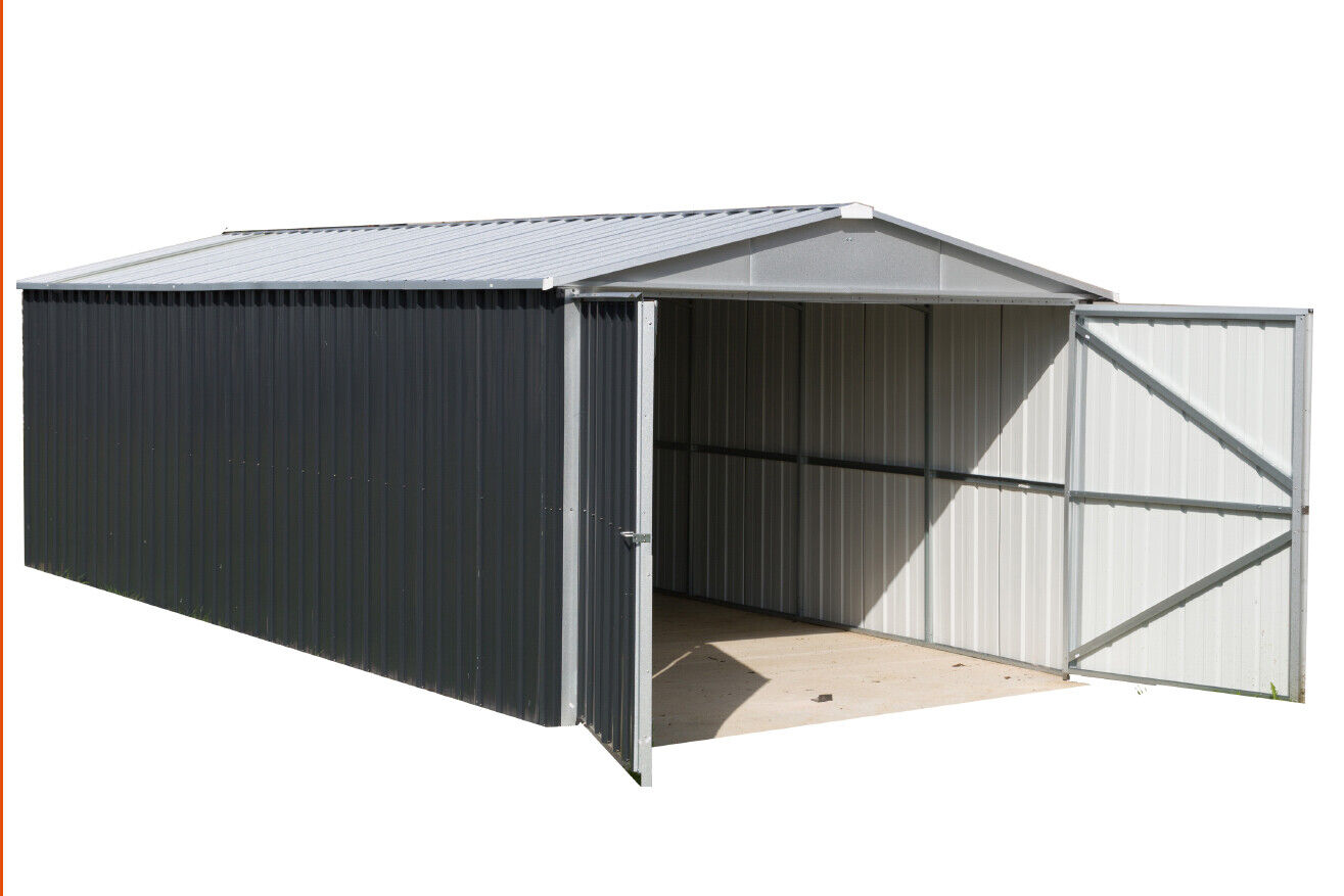 5x3m 17ft 10ft YARDMASTER METAL GARAGE BUILDING APEX 