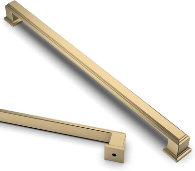 New Asidrama 6 PK 5'' Kitchen Cabinet Handles Gold 28mm Brushed Brass Fast Ship