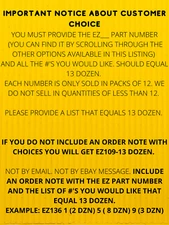 Car Dealer Windshield Stickers 13 Dozen Pricing Numbers 7.5 Inch Dealership Tags