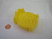 Playskool Weebles Weeble Wobble Yellow Single Bed For House Dollhouse Rare