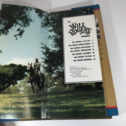 Vintage 1879-1979 Centennial Celebration Will Rogers Memorial Book Hardcover - Picture 4 of 12