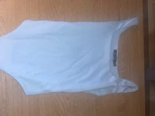 Baby blue Square neck ribbed double layer bodysuit designed with a cheeky...