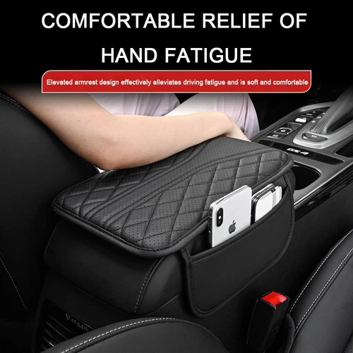 Consola central coche reposabrazos caja cojín funda protector alfombrilla accesorios coche - Imagen 3 de 18