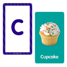 Flash Cards Learning Alphabet for Toddlers Baby First Words Letter Picture Word