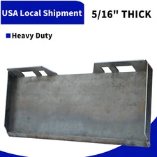 5/16" Mount Plate Skid Steer Loader Attachment for Bobcat Tractor Heavy Duty