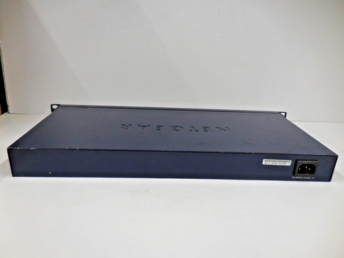 NETGEAR GS724T Prosafe 24 Port 10/100/1000 Mbps Smart Switch, w/Rack Mount Ears - Picture 5 of 9