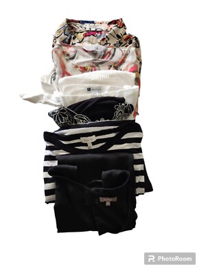 Bulk Lot 6 Size 16 Ladies Shirts Blouse Katies Rockmans Winter Summer Comfort