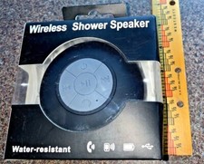 WIRELESS SHOWER SPEAKER water resistant new in box