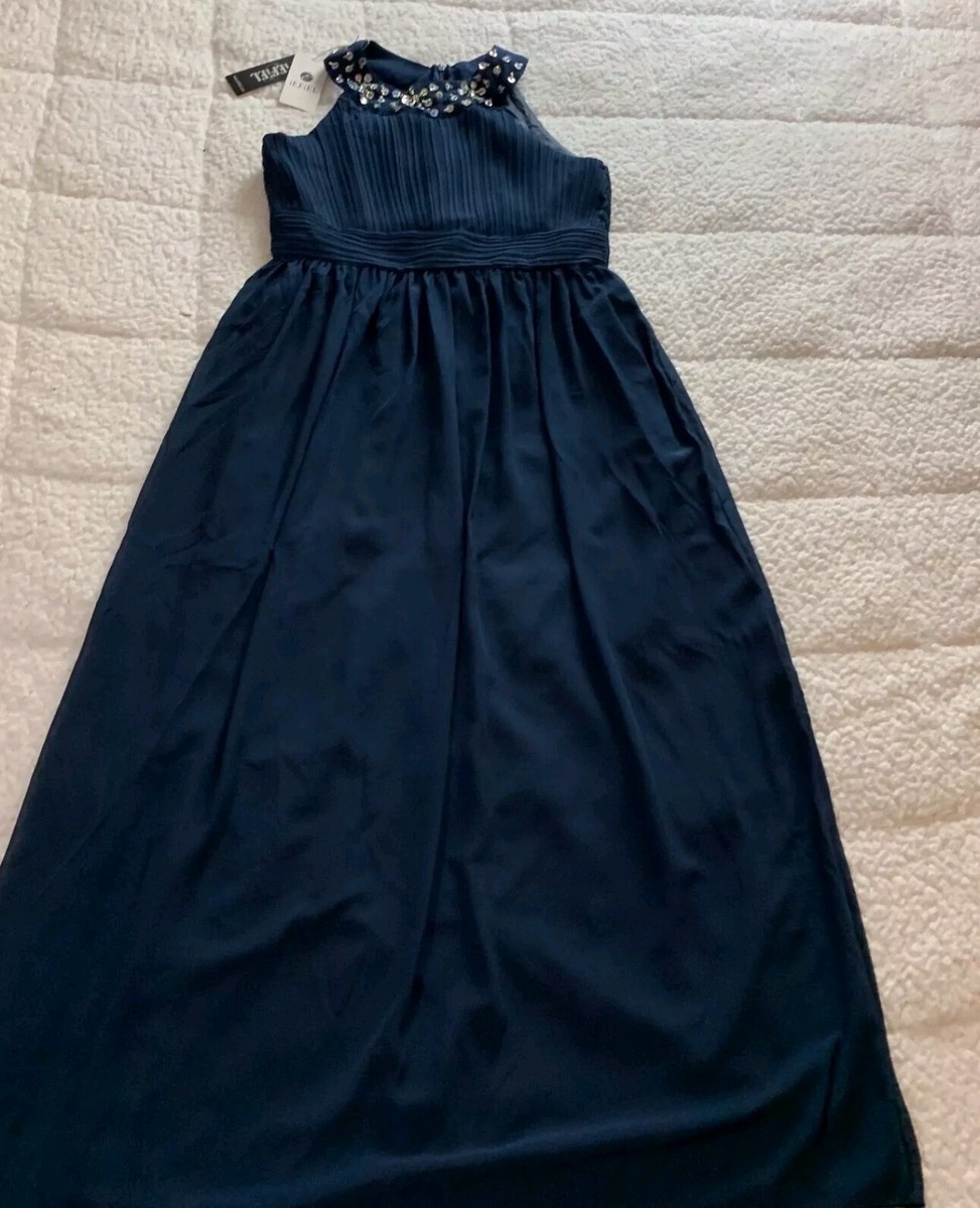IFFIEL Women Blue Dress Size 12 Length Long