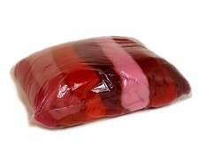 Wool for Felting Carded in Shade Packs 12 SHADES Craft - Red Pink Maroon Tones